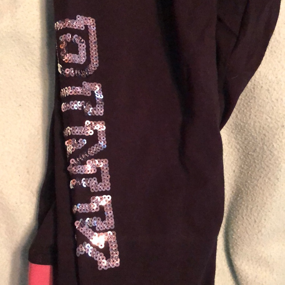 Pink bling leggings